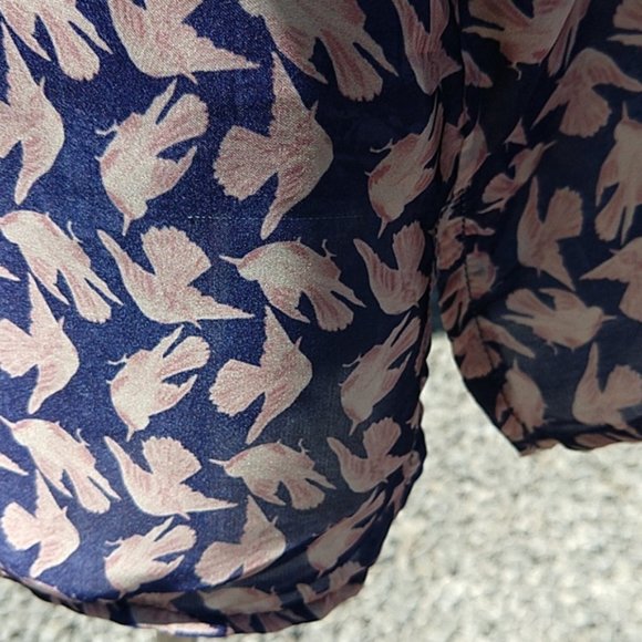 Zara pink and blue floral size small shirt - Picture 5 of 6